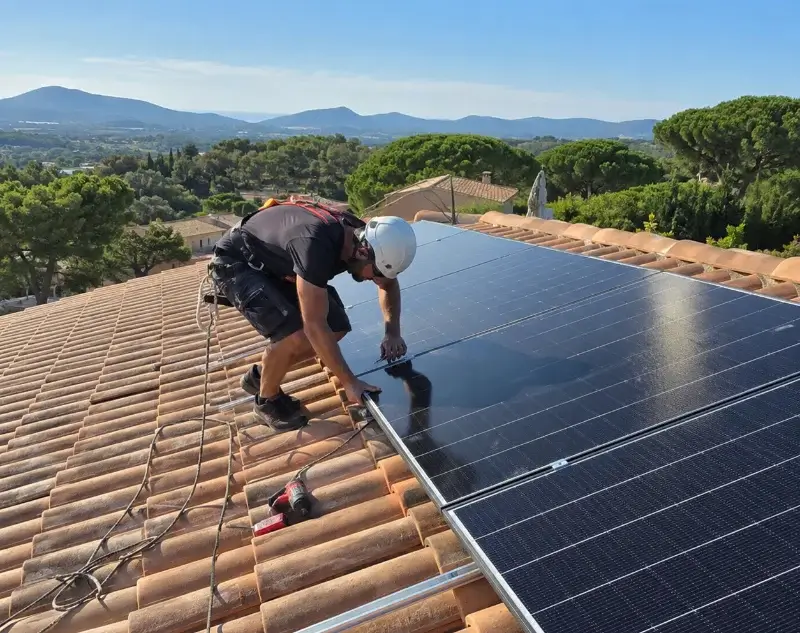 Installateur panneaux solaires Orgon — pose photovoltaïque sur toiture