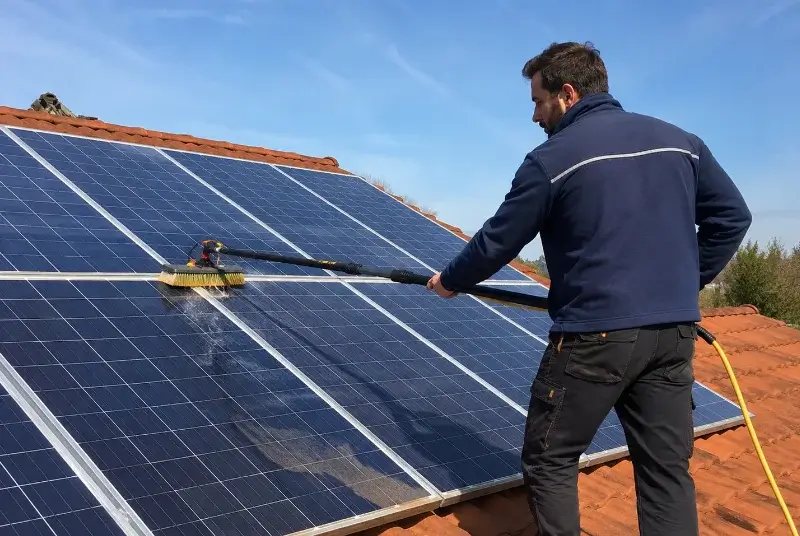 Nettoyage et entretien de panneaux solaires à Orgon